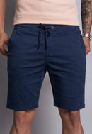 Bermuda de Sarja Masculina Azul Marinho