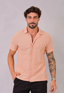 Camisa Masculina Tricot Bege