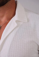 Camisa Masculina Tricot Branca