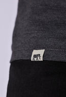 Camisa Polo Ziper Chumbo
