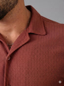 Camisa Masculina Tricot Marrom