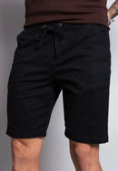Bermuda de Sarja Masculina Preta
