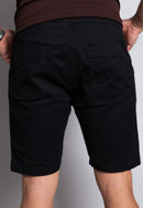 Bermuda de Sarja Masculina Preta