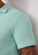 Camisa Polo Italiana Tricot Verde Claro