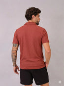 Camisa Masculina Tricot Marrom